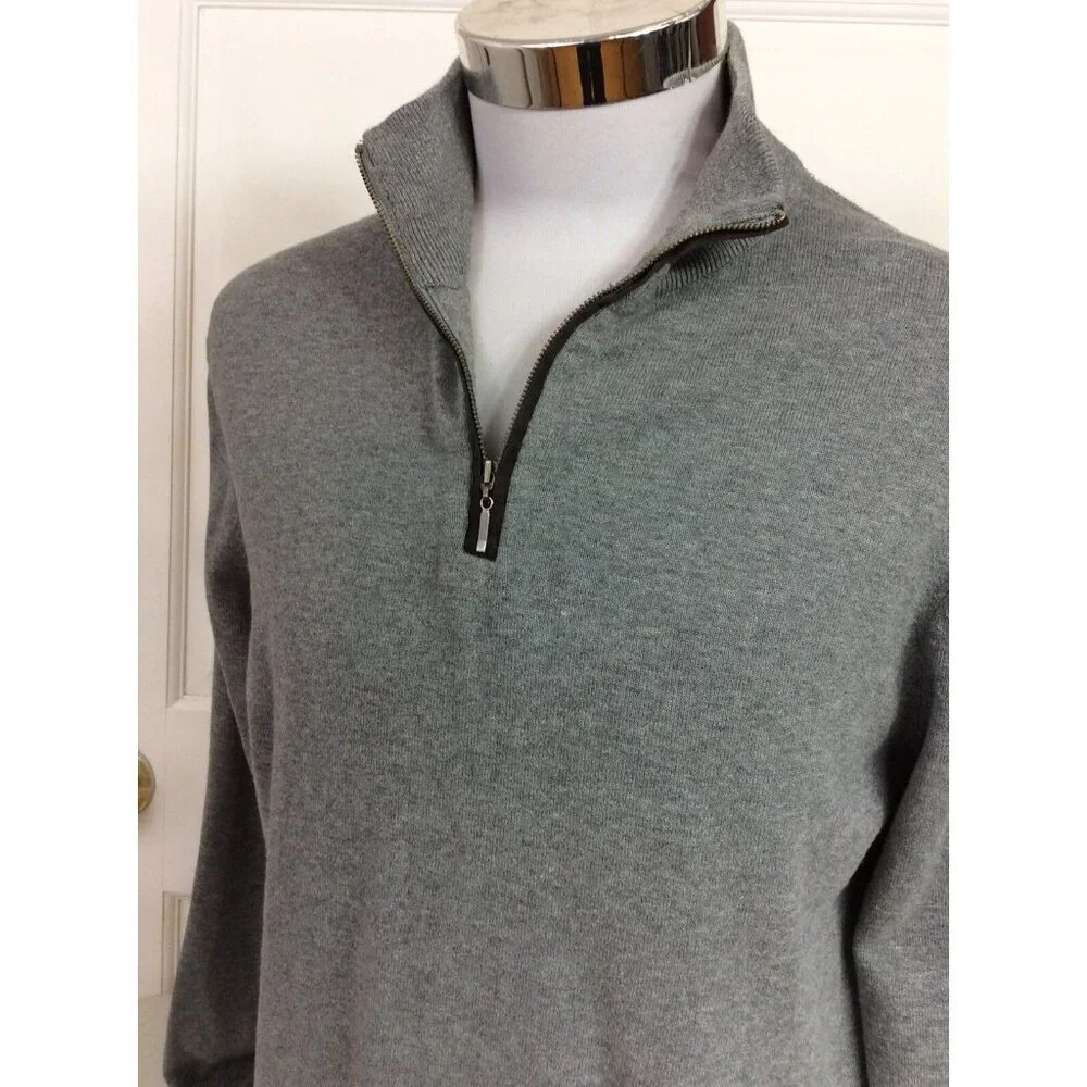Wilkins Brothers Sweater 1/2 Zip Mens Large - Picture 2 of 8